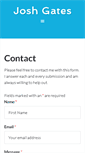 Mobile Screenshot of joshgates.com